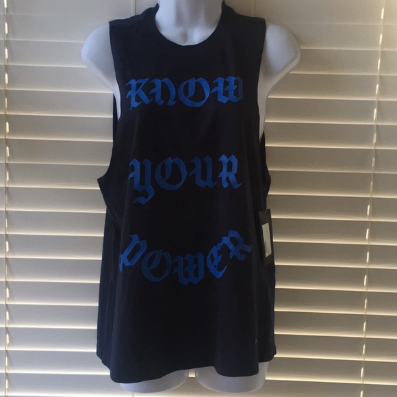 Nike small graphic tank “know your power” nwt! - Picture 3 of 4